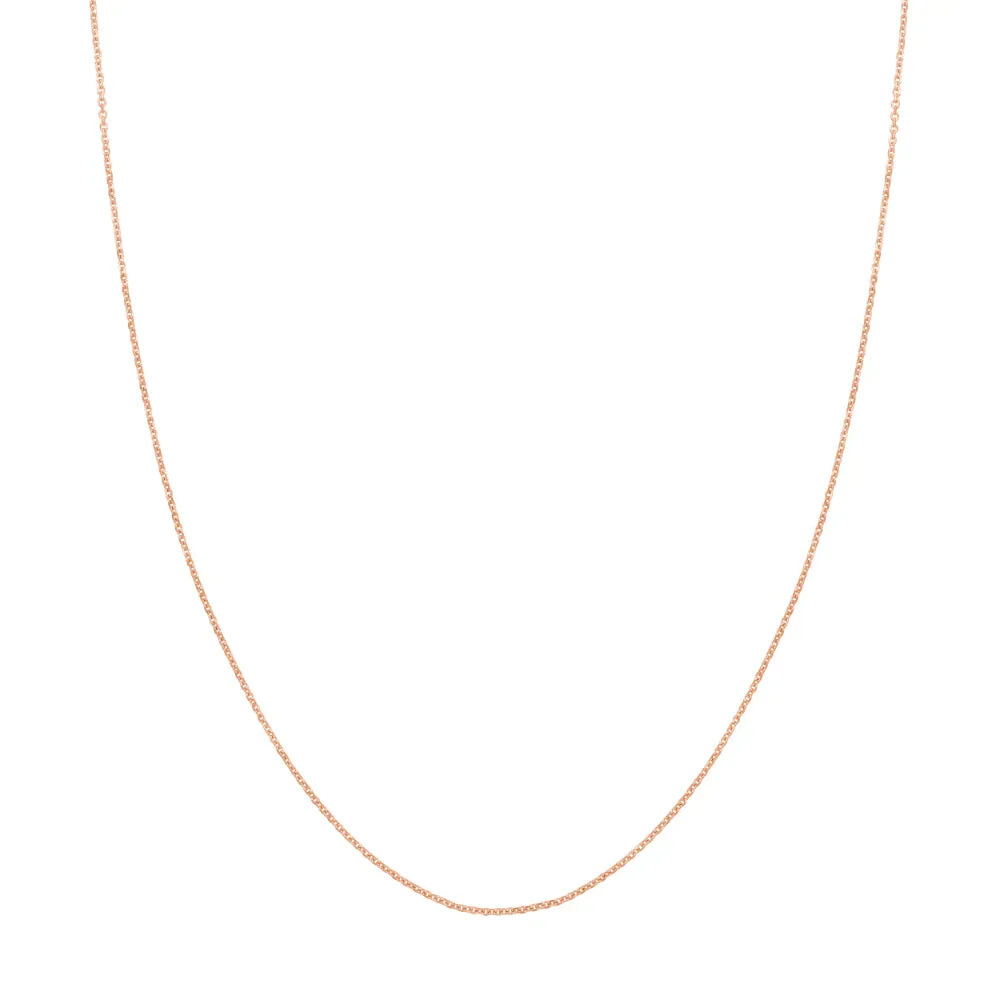 14k Gold Diamond-Cut Cable Chain