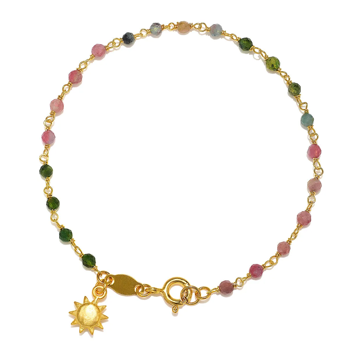 Abundant Joy Tourmaline Gemstone Bracelet