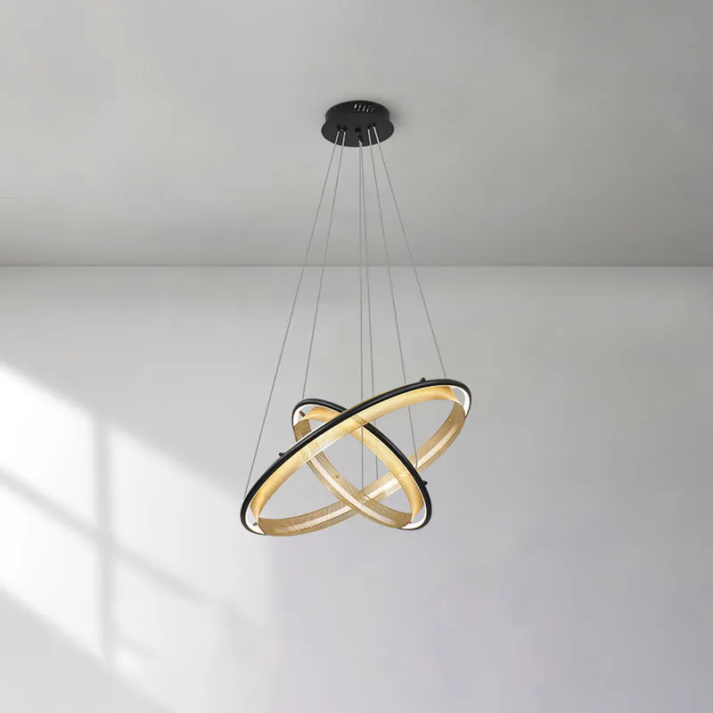 Acrylic LED Round Chandelier