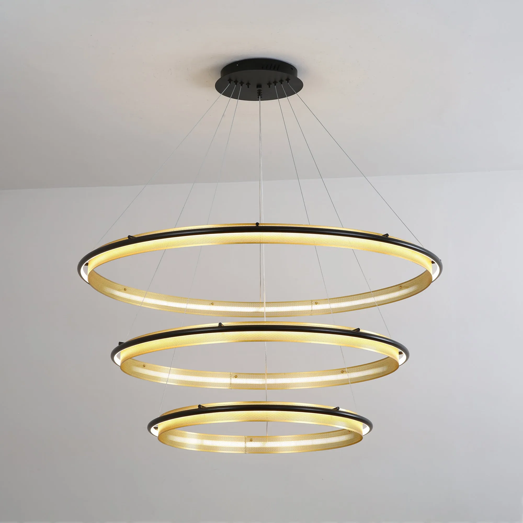 Acrylic LED Round Chandelier