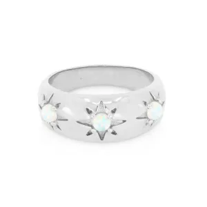 Alina Opal Silver Band