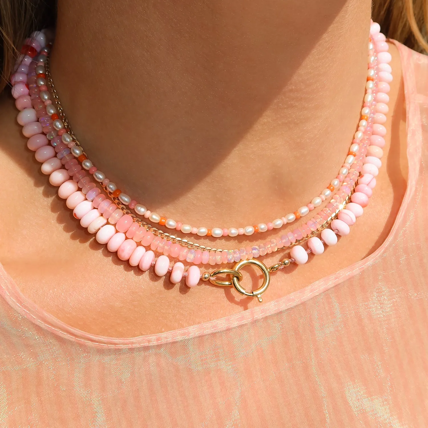 Amalfi Necklace | Coral