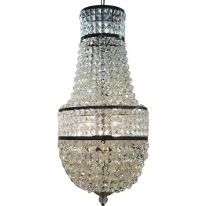 Anna Black Steel Chandelier