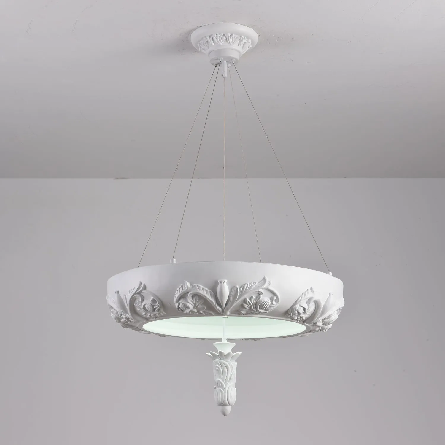 Artistic Carved Chandelier