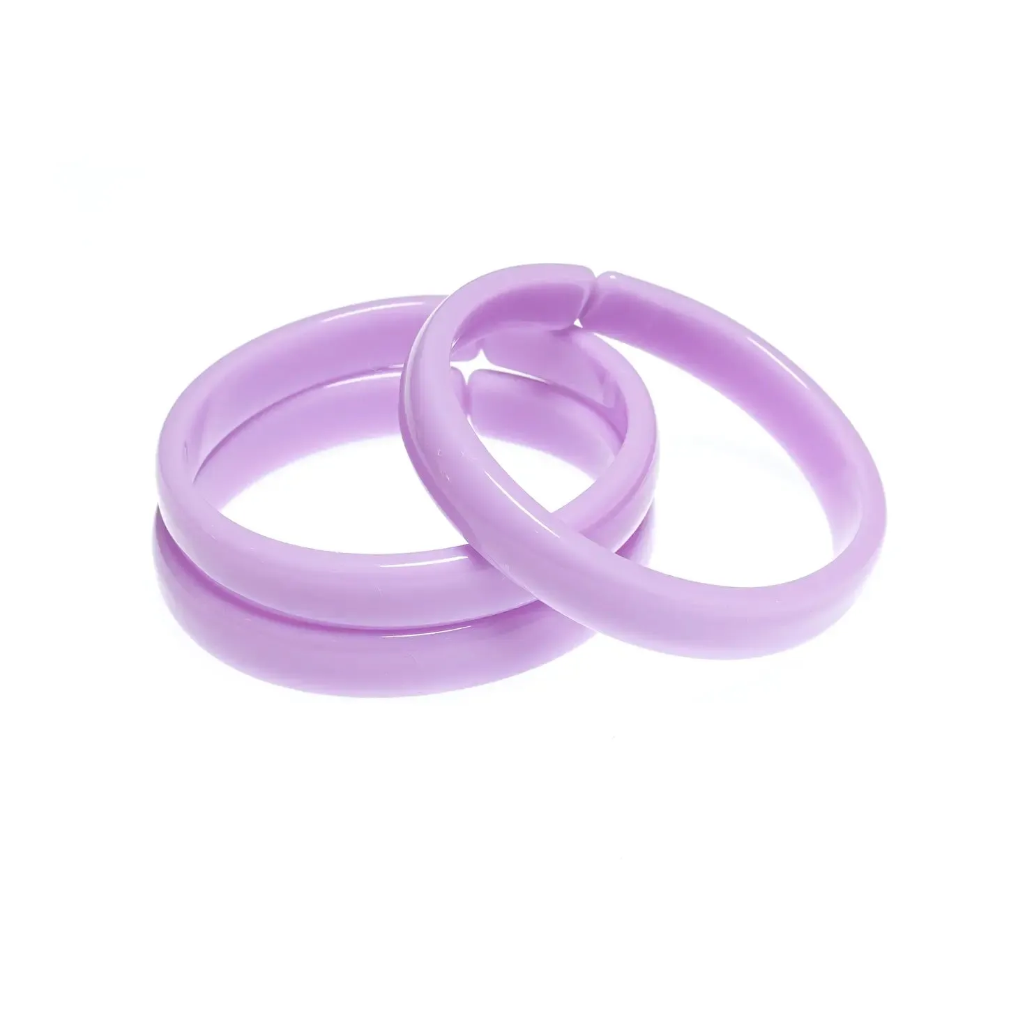 Bangle Bracelet Set - Light Purple