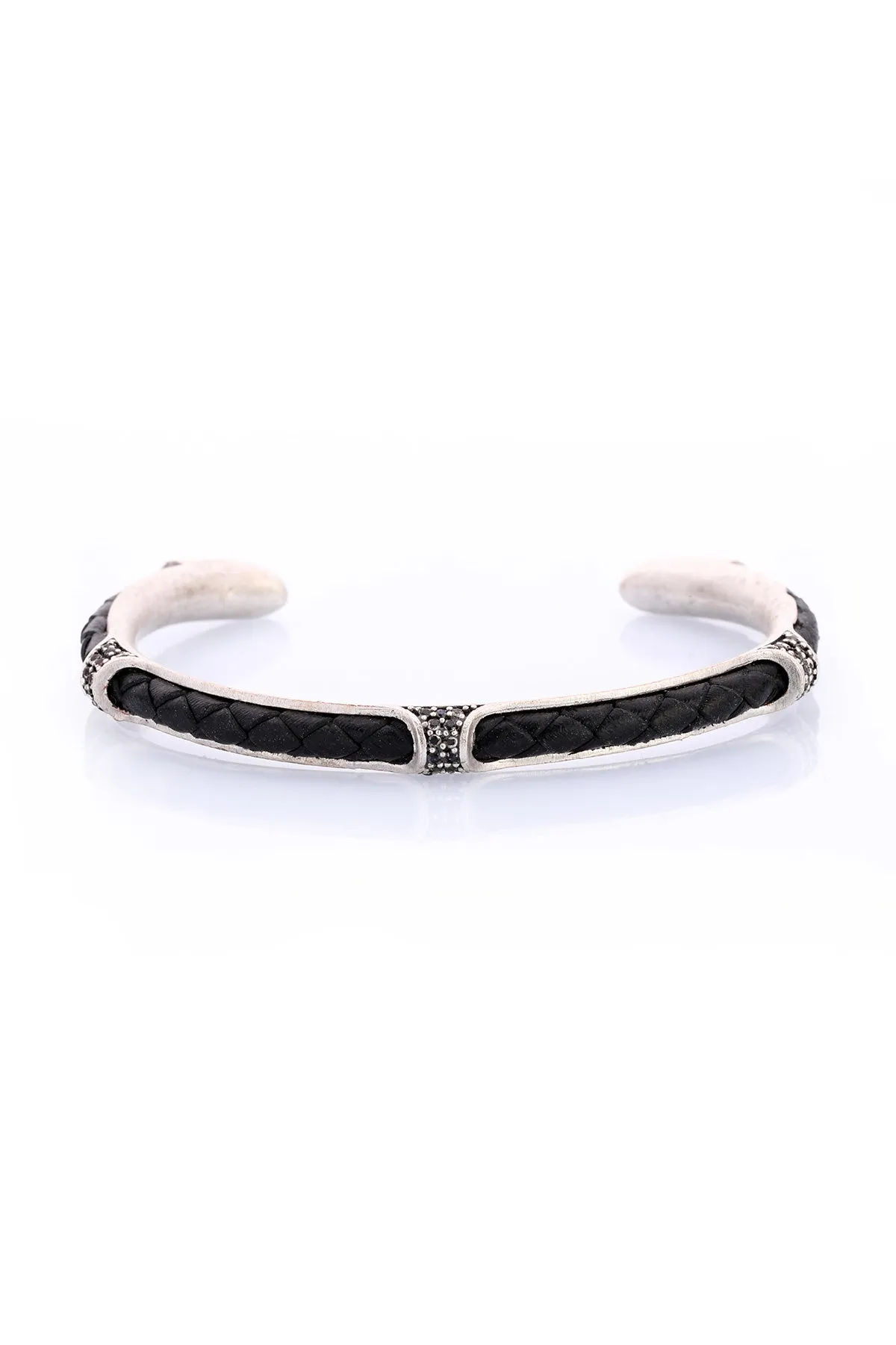 Black Metal Cuff Bracelet