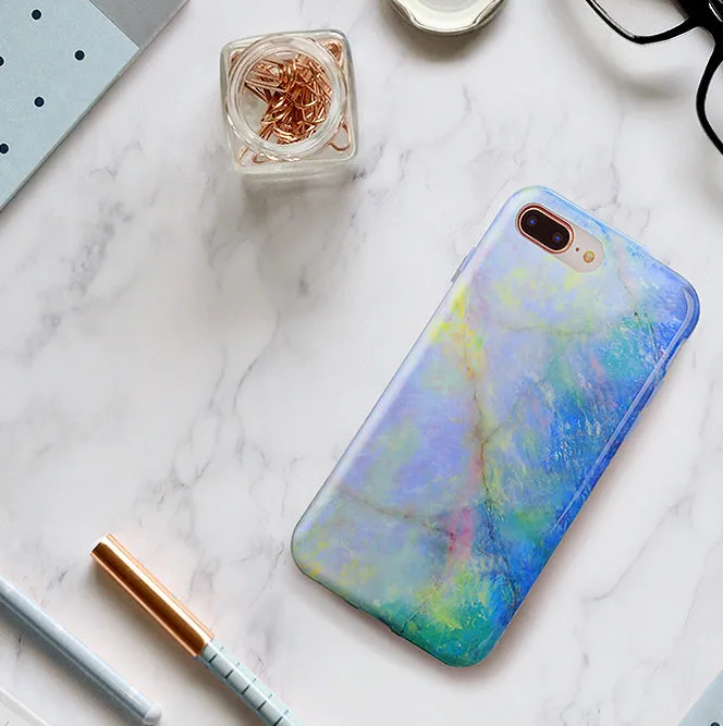 Blue Opal iPhone Case