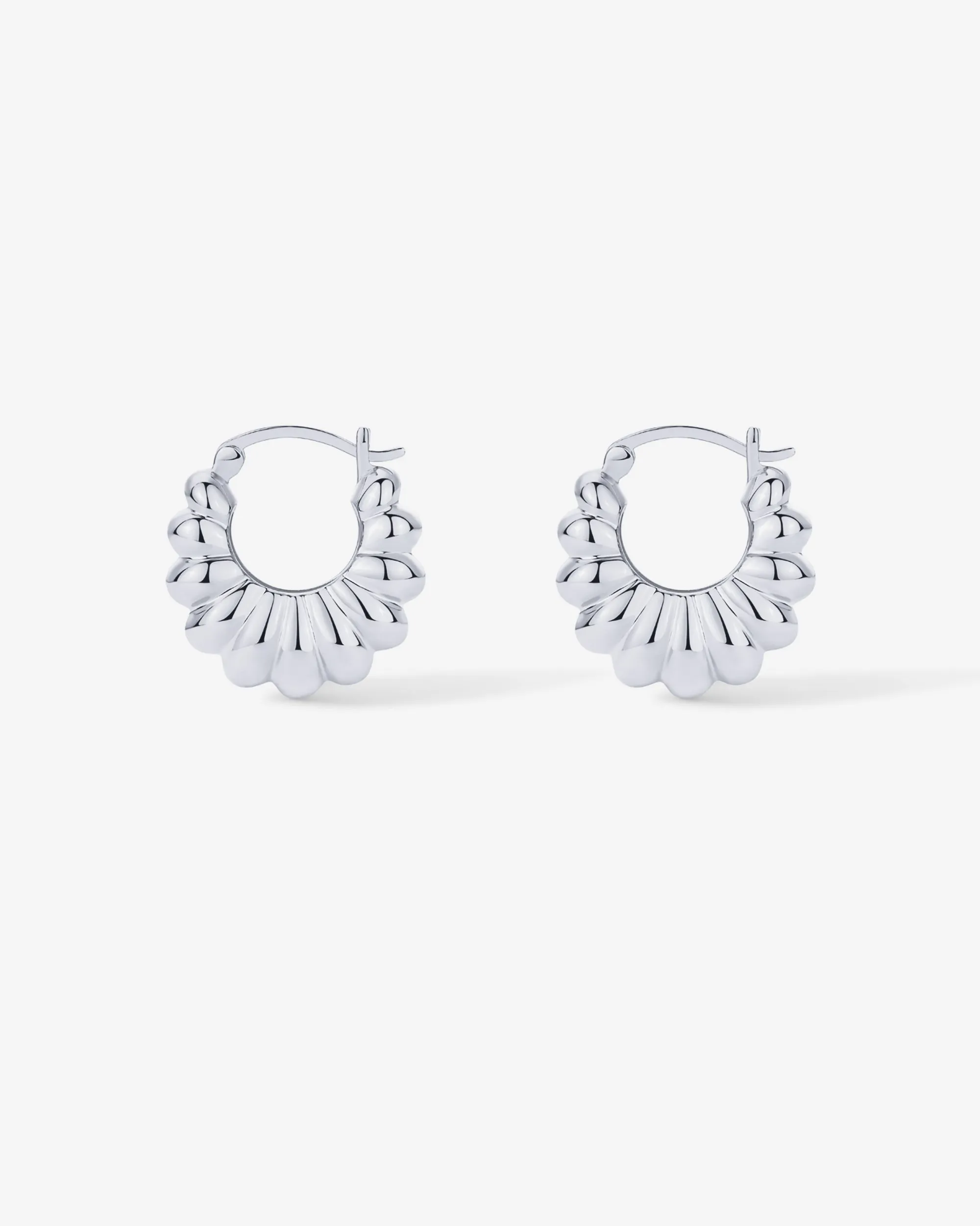 Chunky Ribbed Retro Hoops