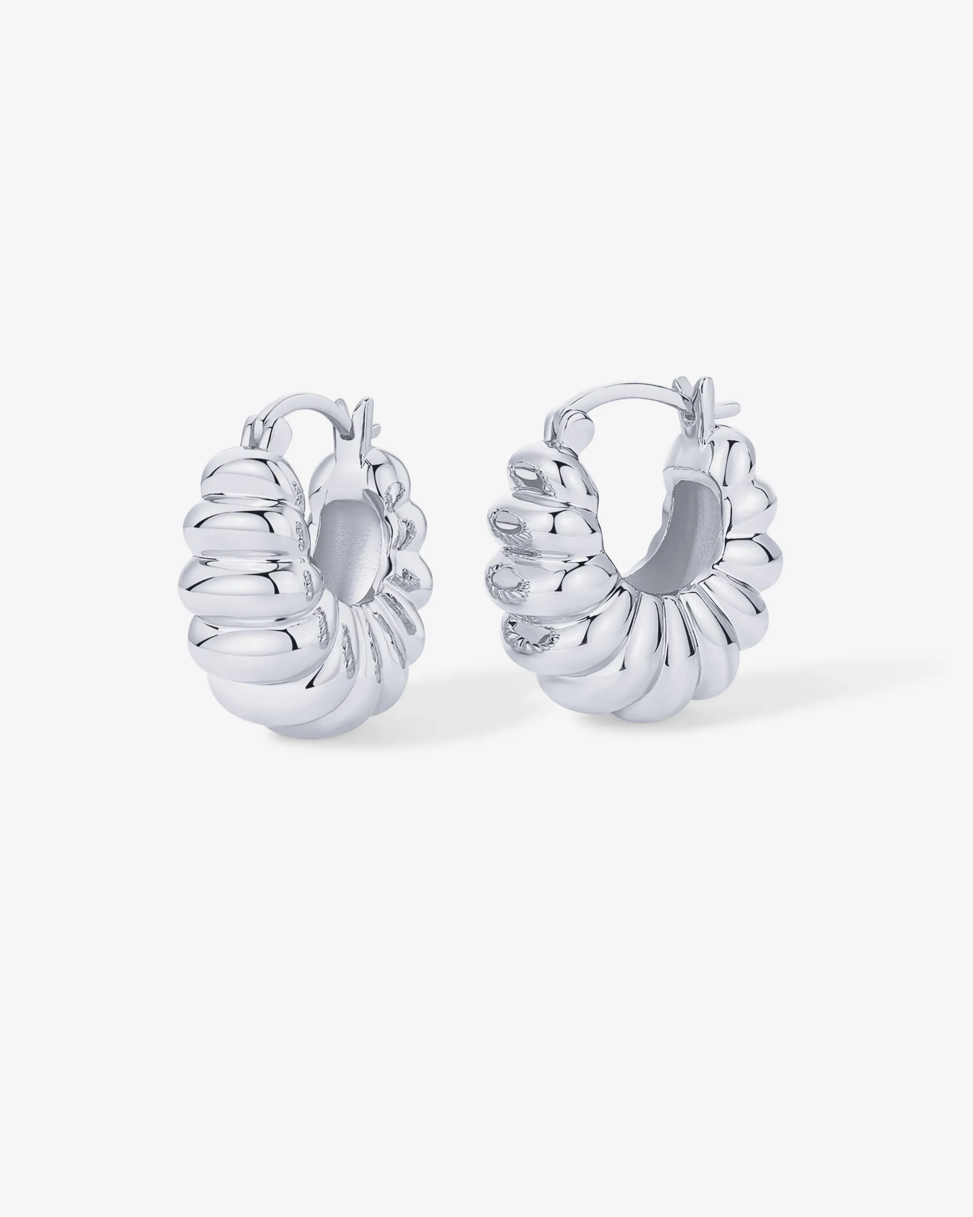 Chunky Ribbed Retro Hoops