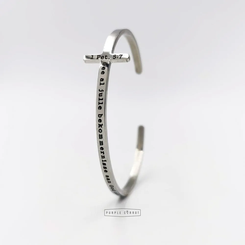 Cross Cuff Bangle