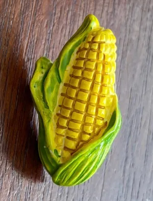 Cute Painted Corn Pinback Pin