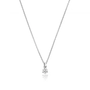 Diamond Jewellery 18ct White Gold Diamond Necklace NDQ147W