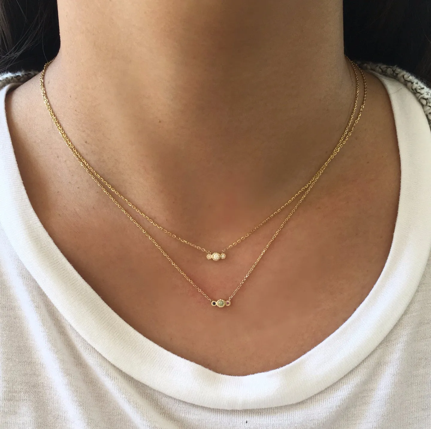 Diamond Journey Necklace (ready to ship option)*