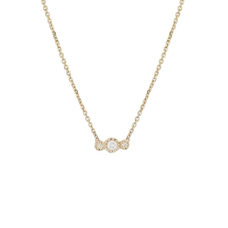 Diamond Journey Necklace (ready to ship option)*