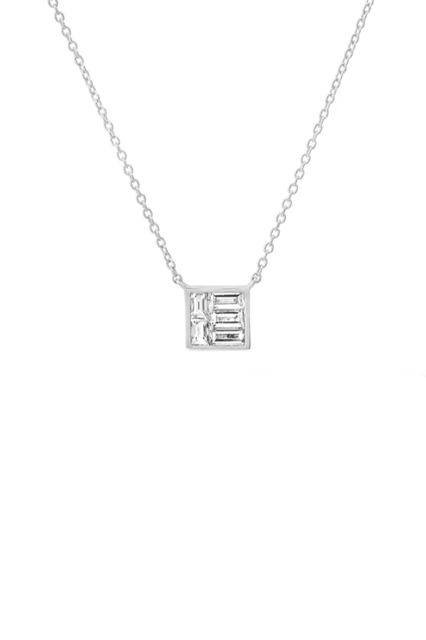 Diamond Square Illusion Necklace