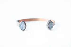 Druzy Crystal Cuff Bracelet | Natural druzy Cuff Bracelet