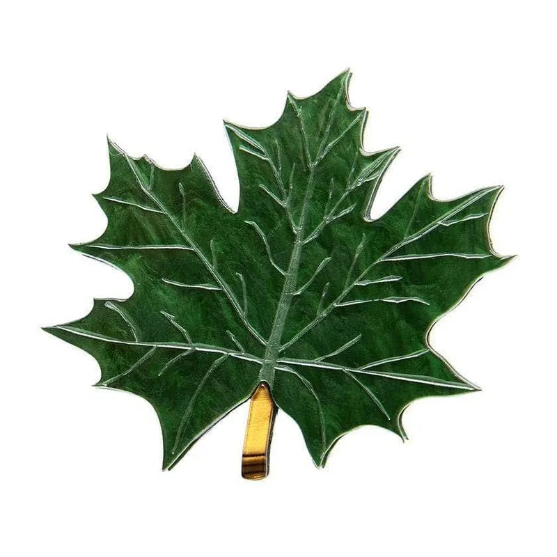 Erstwilder King of our forest maple leaf brooch 2018