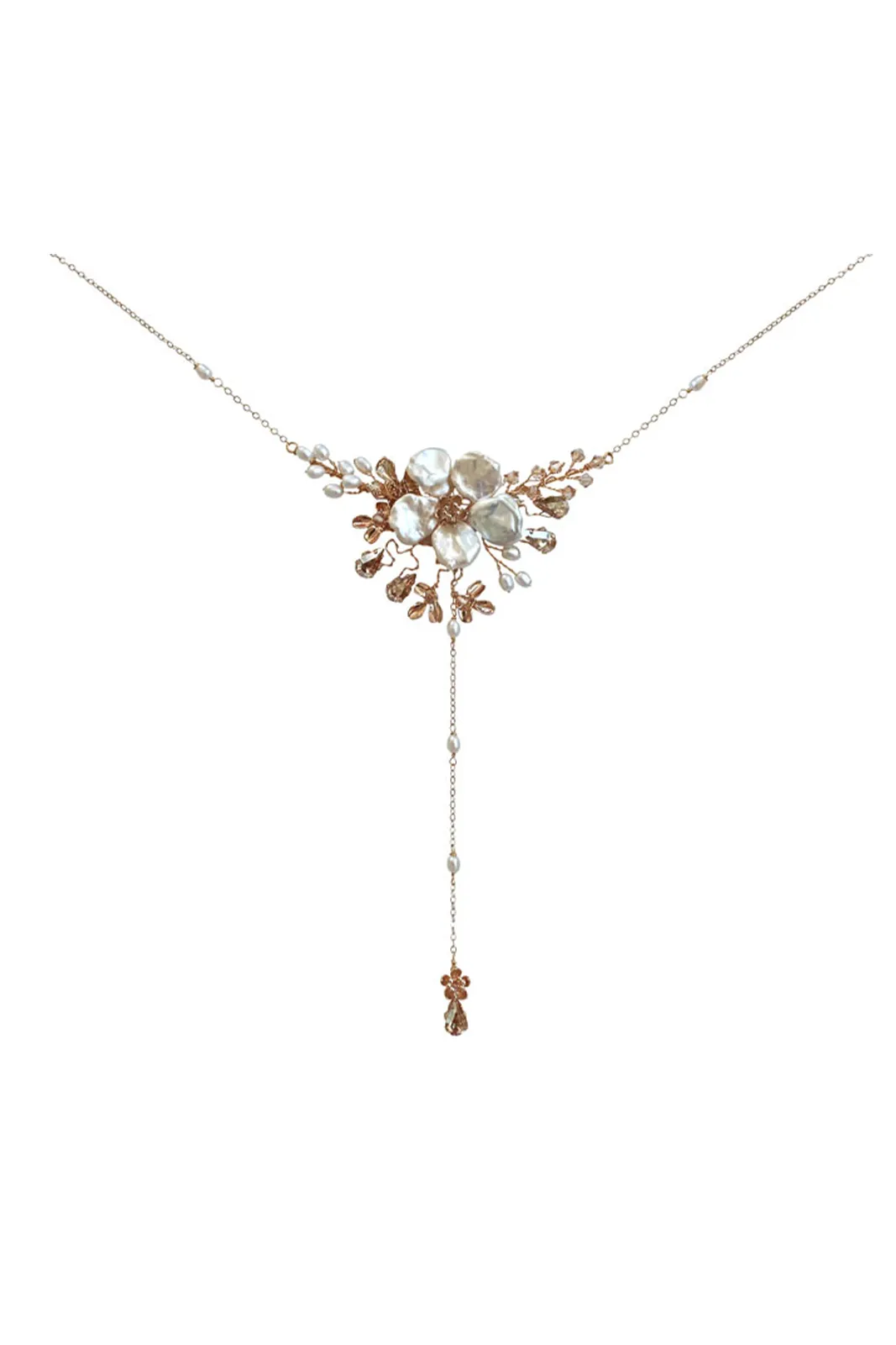 Floriana Back Necklace