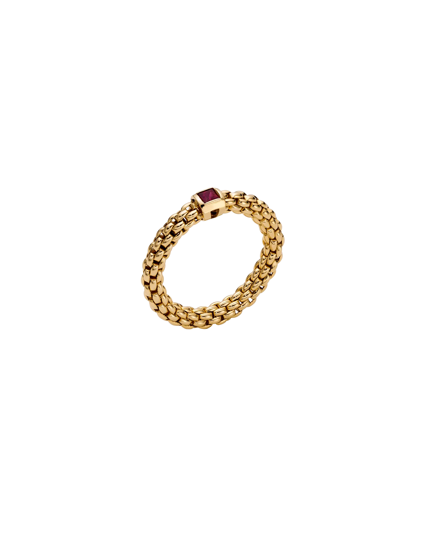 Fope Souls Collection 18k Yellow Ruby Flex'it Ring