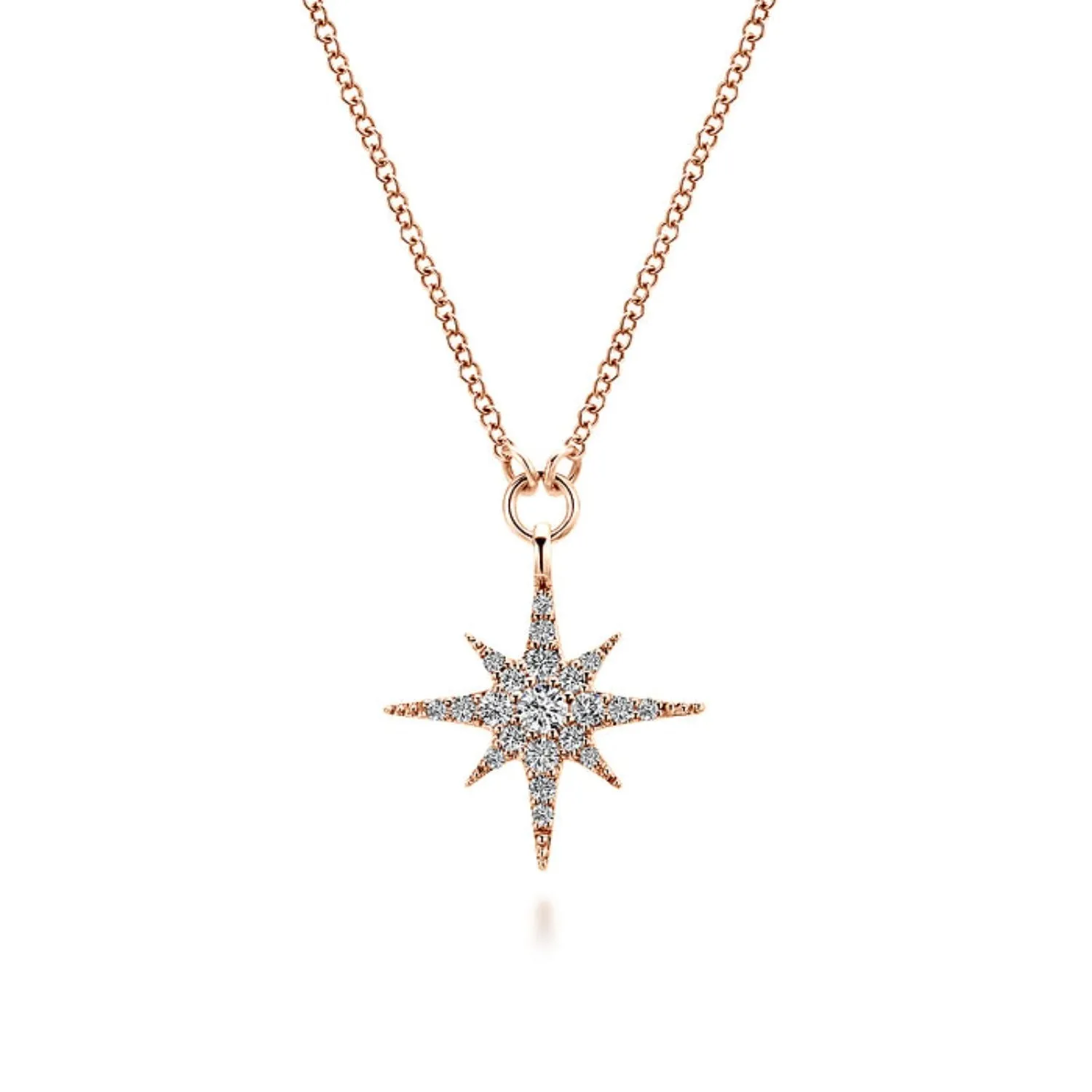 Gabriel & Co. Pave Diamond "Star" Pendant