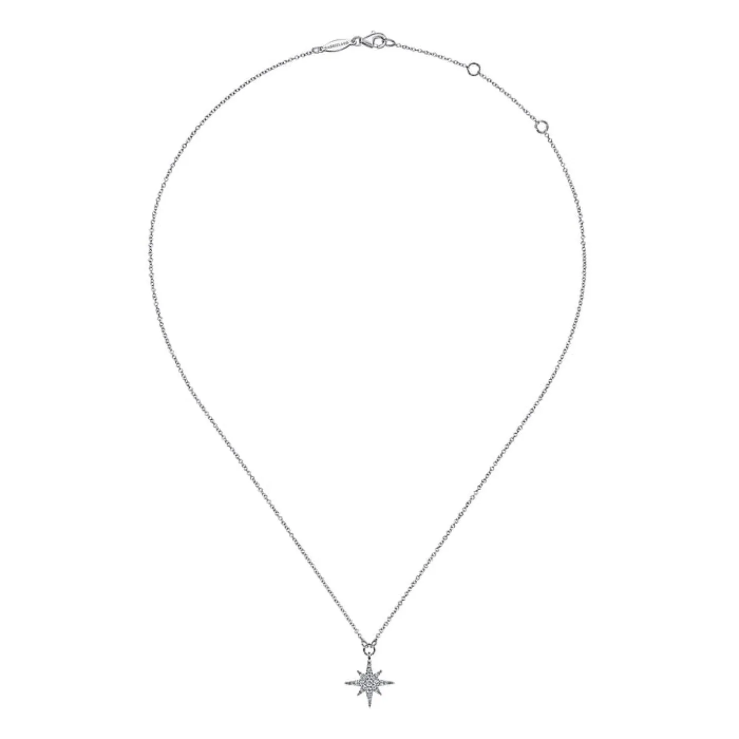 Gabriel & Co. Pave Diamond "Star" Pendant