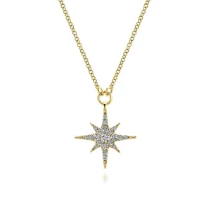 Gabriel & Co. Pave Diamond "Star" Pendant