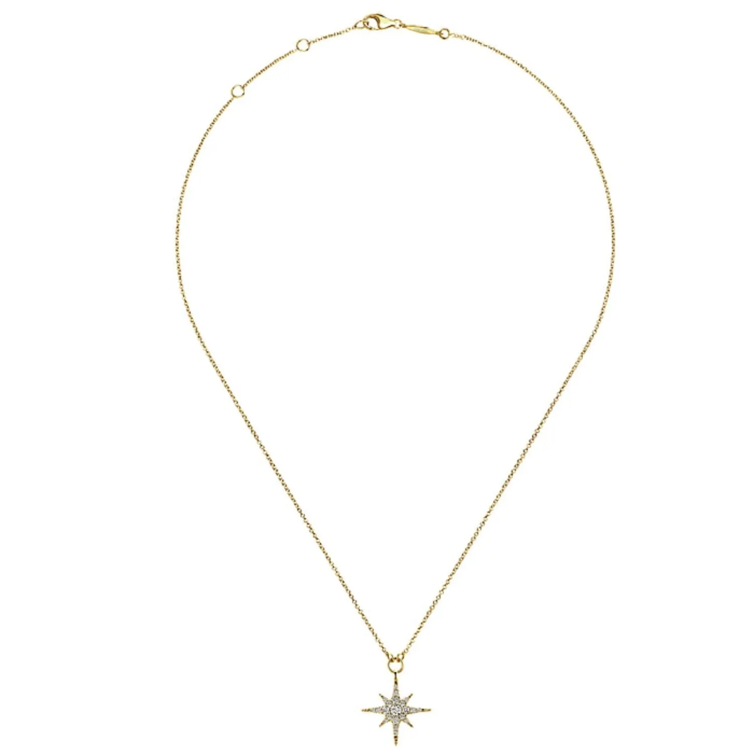 Gabriel & Co. Pave Diamond "Star" Pendant