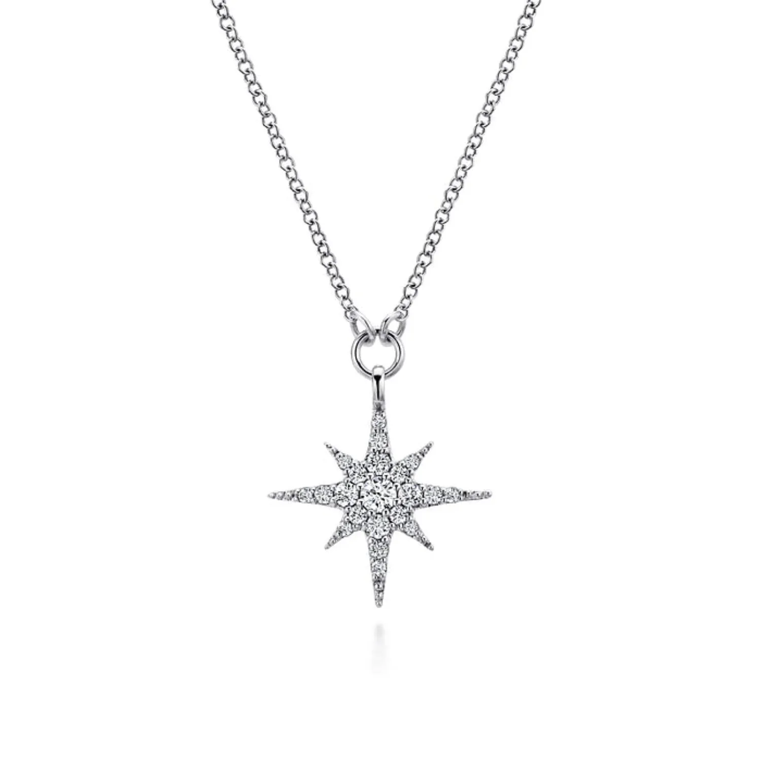 Gabriel & Co. Pave Diamond "Star" Pendant