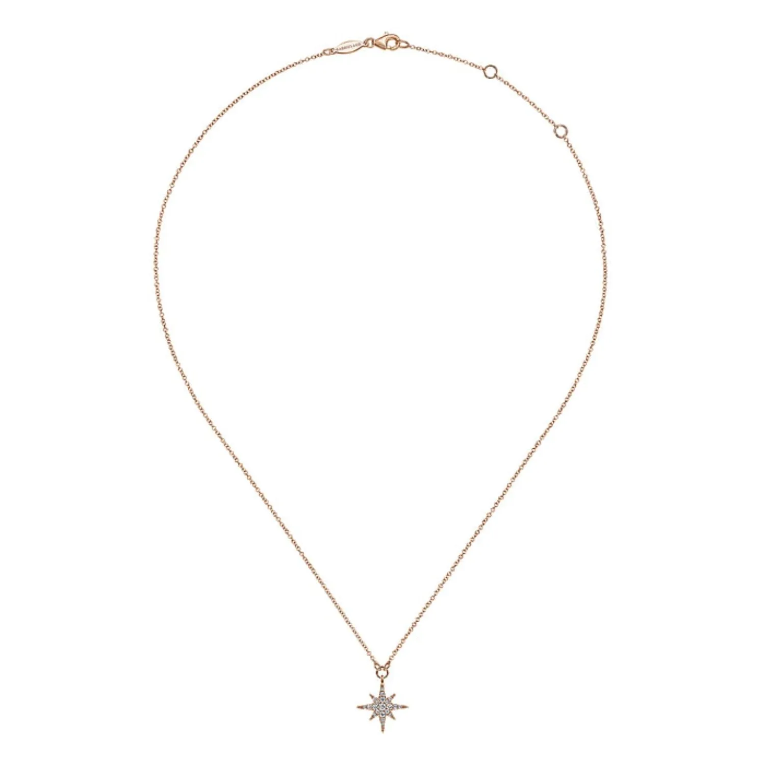 Gabriel & Co. Pave Diamond "Star" Pendant