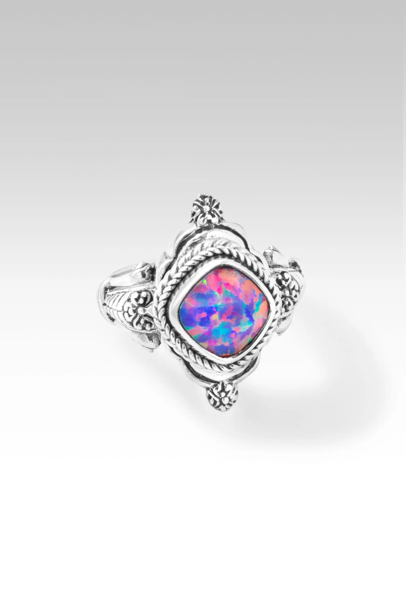 Lasting Change Ring™ in Multi Lavendar Simulated Opal