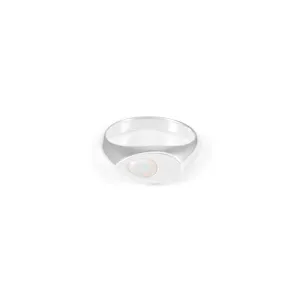 Marcia Opal Ring - White Gold