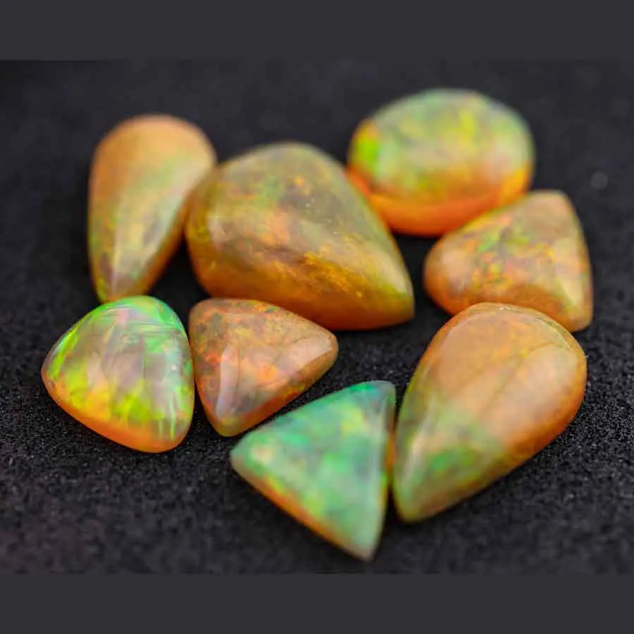 Natural Triangular African Opal Ethiopian Opal