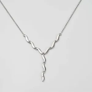 Ocean Wave Diamond Necklace