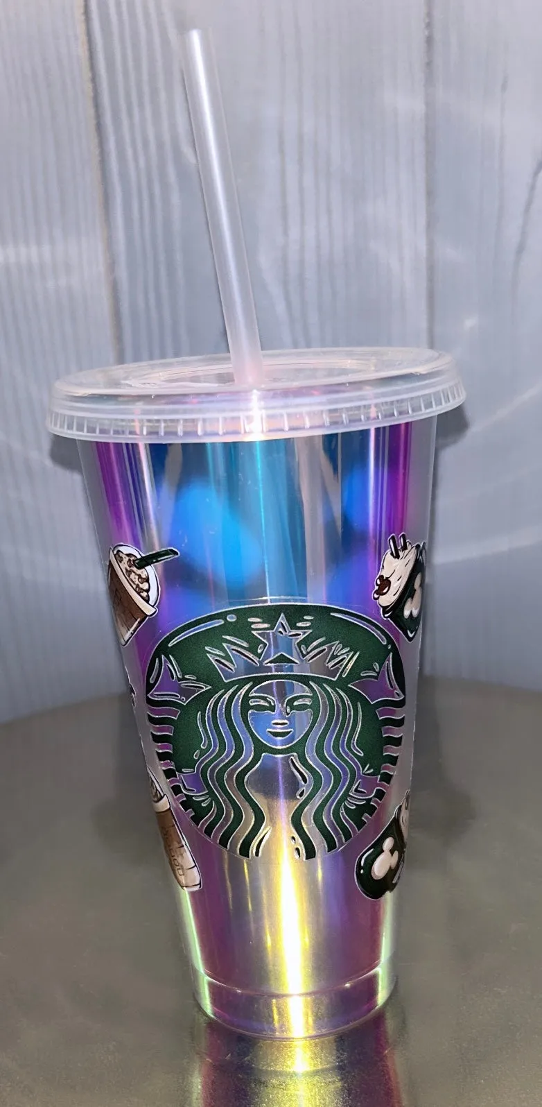 Opal Holographic cups