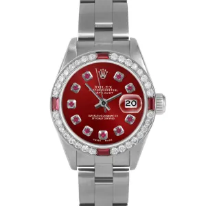 Rolex Datejust 26mm | 69174-RED-RBY-AM-4RBY-OYS