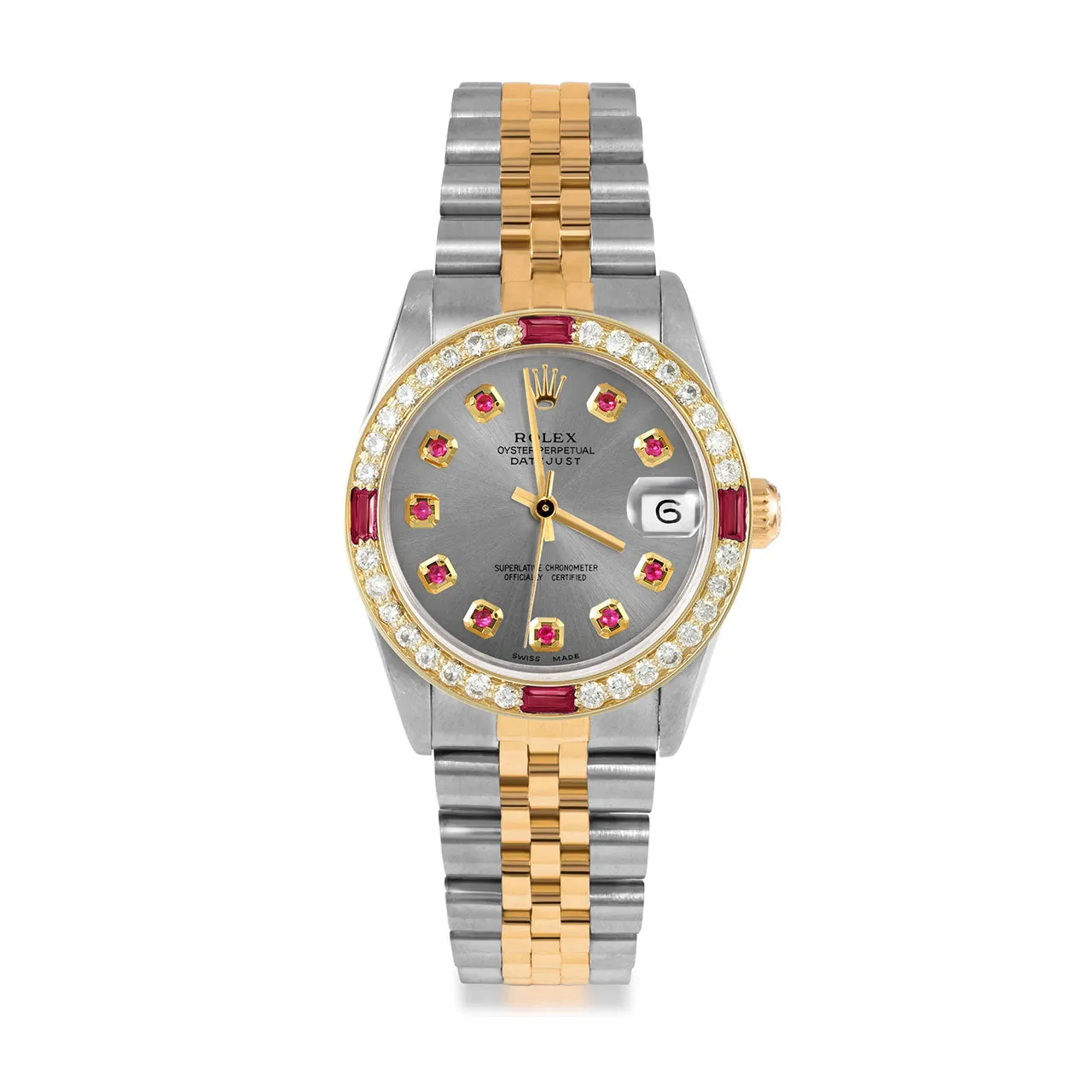 Rolex Datejust 31mm | 68273-SLT-RBY-AM-4RBY-JBL