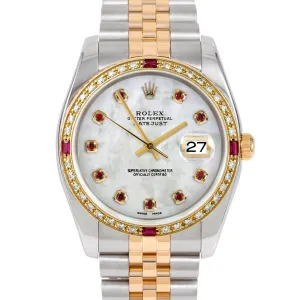 Rolex Datejust 36mm | 116233-WMOP-RBY-AM-4RBY-JBL