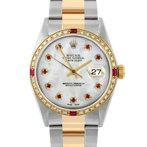 Rolex Datejust 36mm | 16013-WMOP-RBY-AM-4RBY-OYS