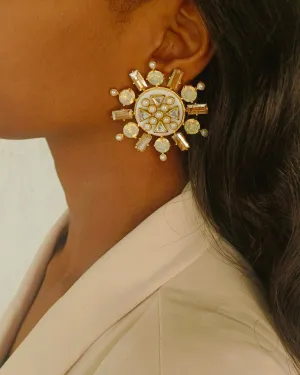 Rubaina Kundan Studs