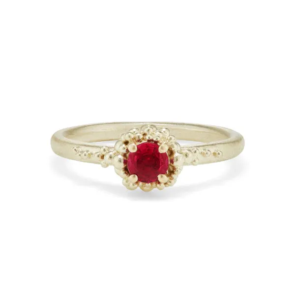 Ruby Cluster Ring