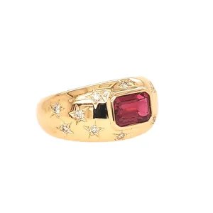 Ruby Star Ring