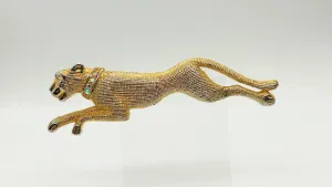 Running Panther Brooch