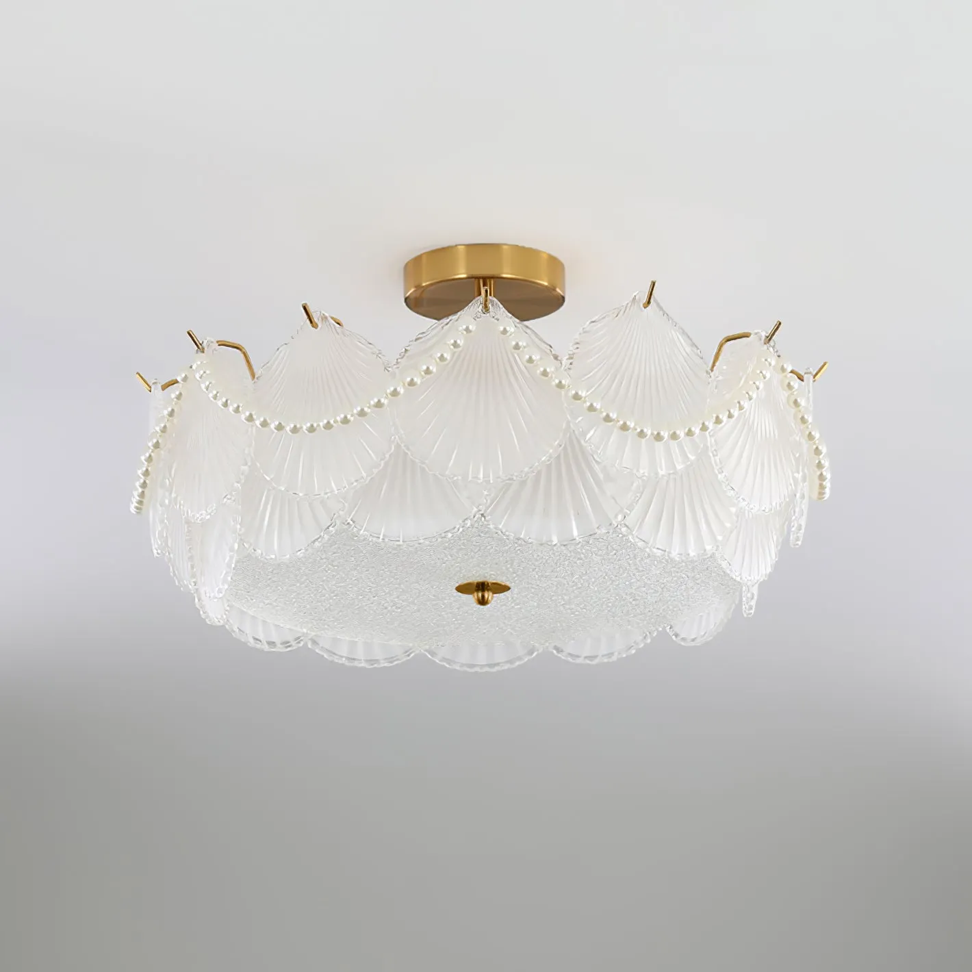 Shell Glass Chandeliers