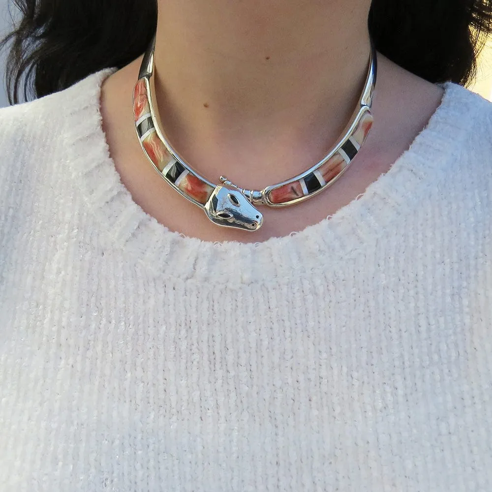 SNAKE COLLAR NECKLACE