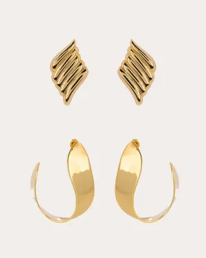 The Celestial Duo set - gold plated