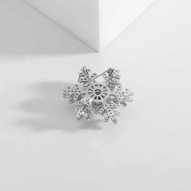 Women's Rotatable Snowflake Brooch