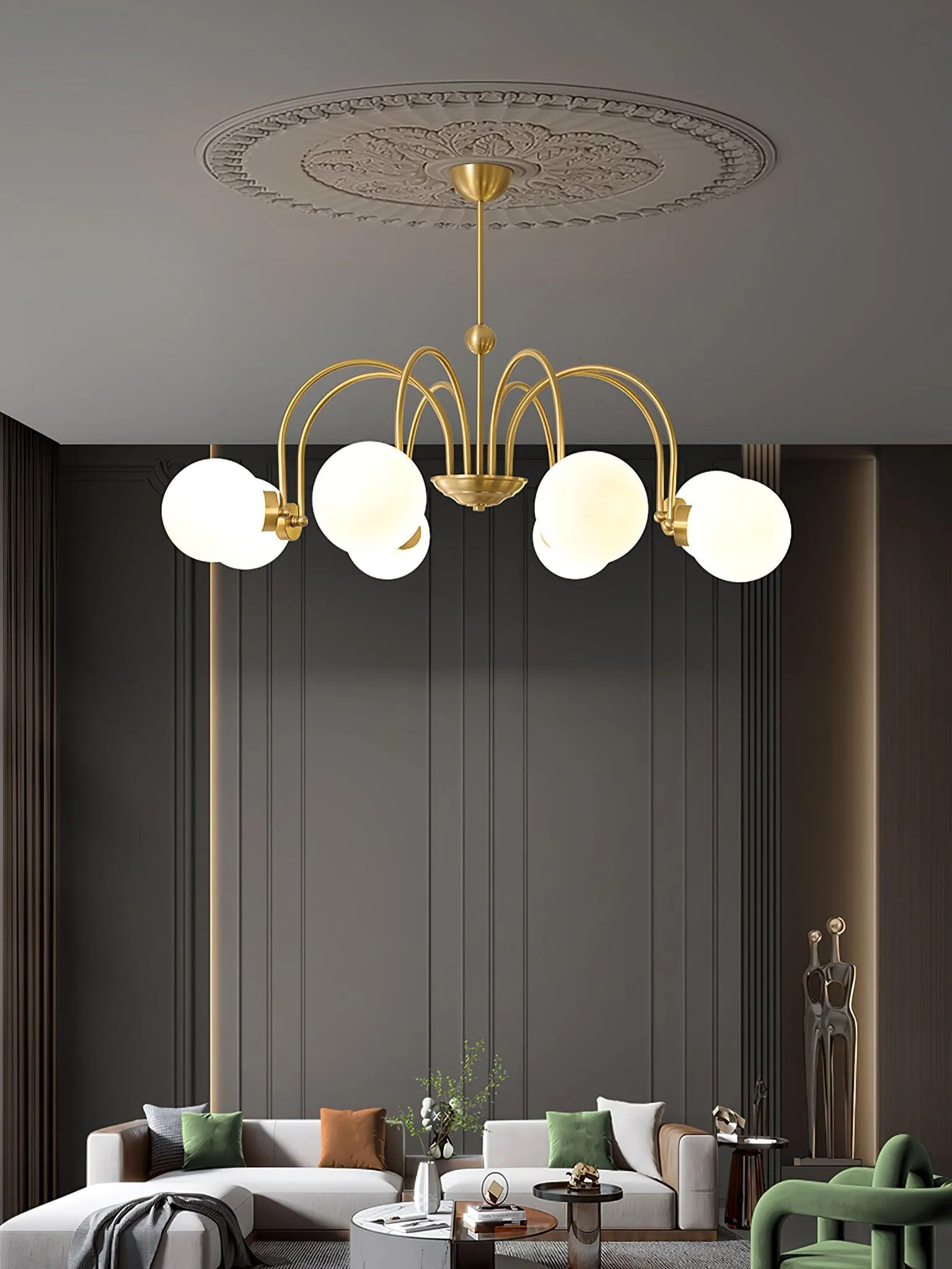 Yisu Brass Chandelier